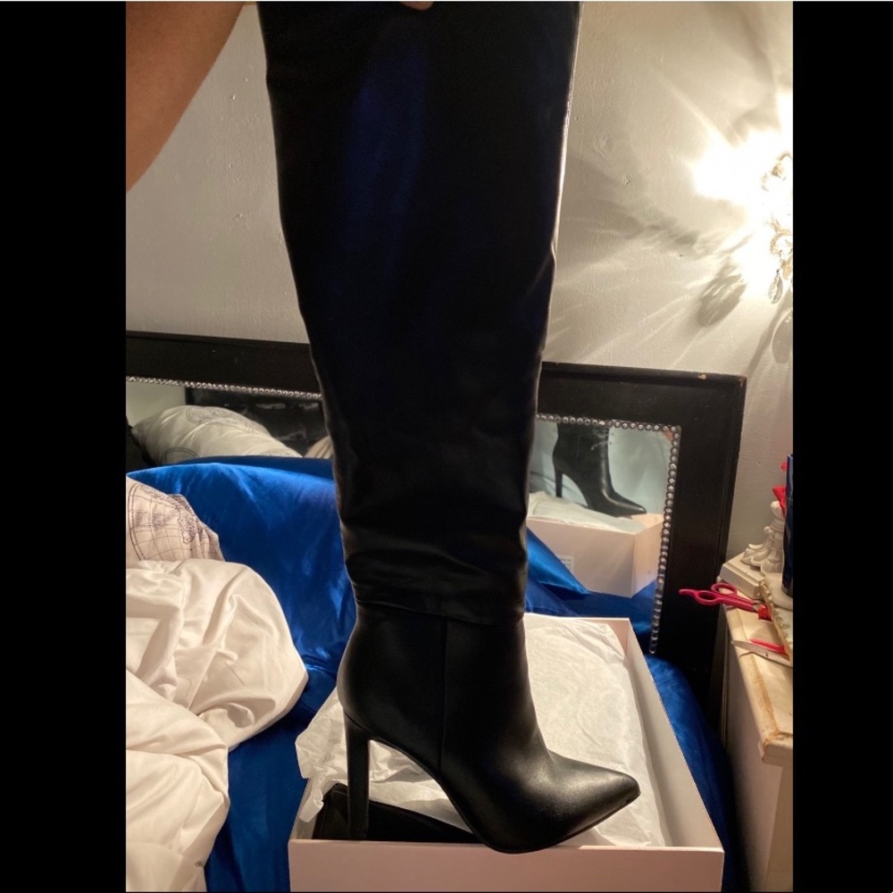 Emmerson heeled knee high boots